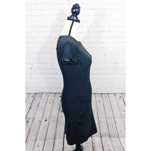 H+M Gray Body-Con Sweater Dress Size S - Picture 3 of 4